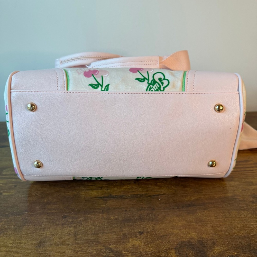 New Juicy Couture Cherry Gelato Retro Light Pink Daydreamer Tote Handbag Y2K - Picture 5 of 7